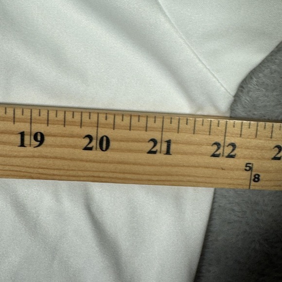 Collars & Co Polo Shirt Mens Large White Dress Collar Golf Performance *FLAW - Picture 6 of 9